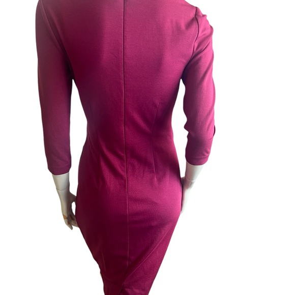 Boden Connie Ponte Dress (6R) Magenta - Picture 9 of 13